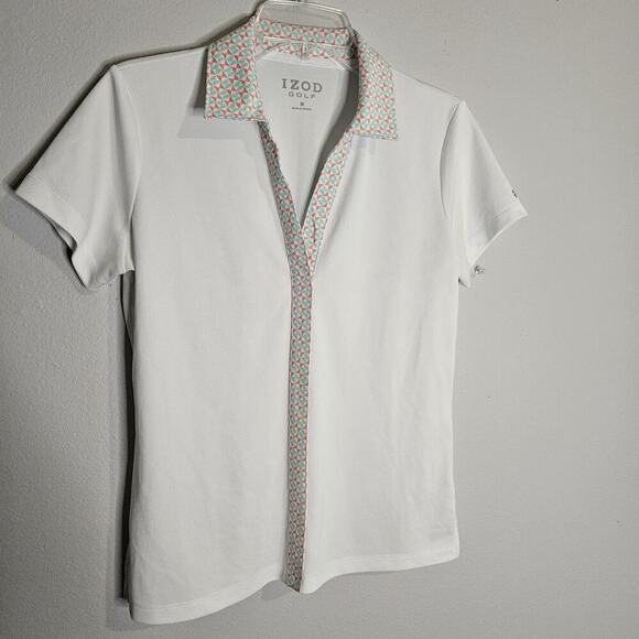 Women’s IZOD Stretch Golf Matching Skort and Shirt Set 6/M Pink Blue White NWOT - Picture 11 of 16